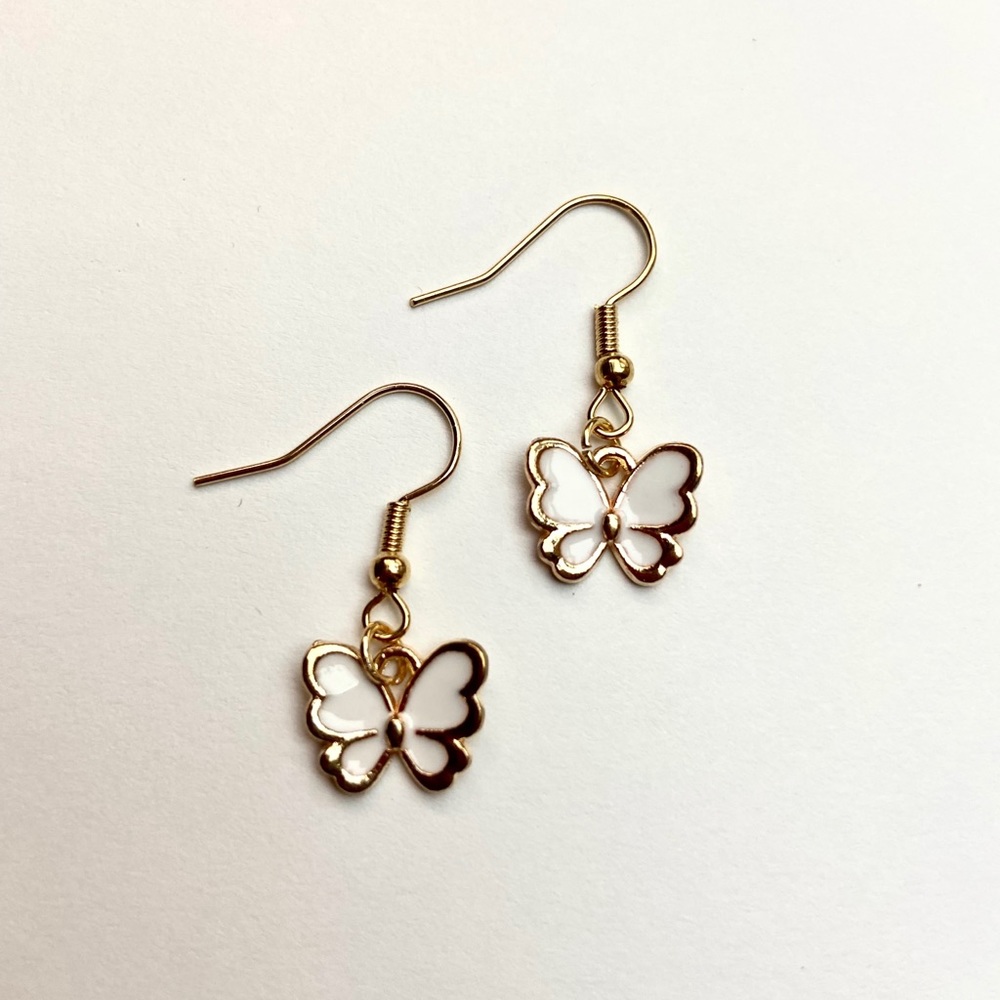 Handmade butterfly earrings✨🦋